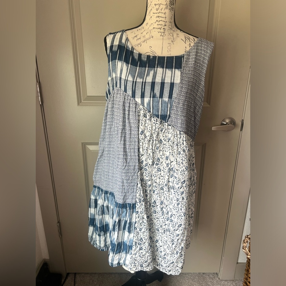 HOLDING HORSES Ivy Patchwork Aline Mini Dress - Picture 2 of 8